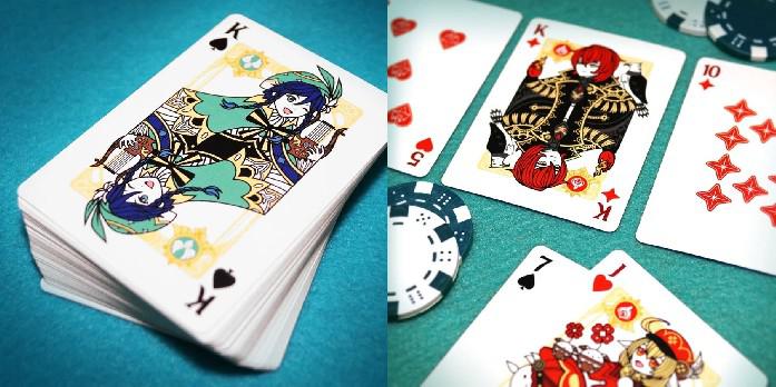 Genshin Impact Player cria baralho de cartas com tema de personagem