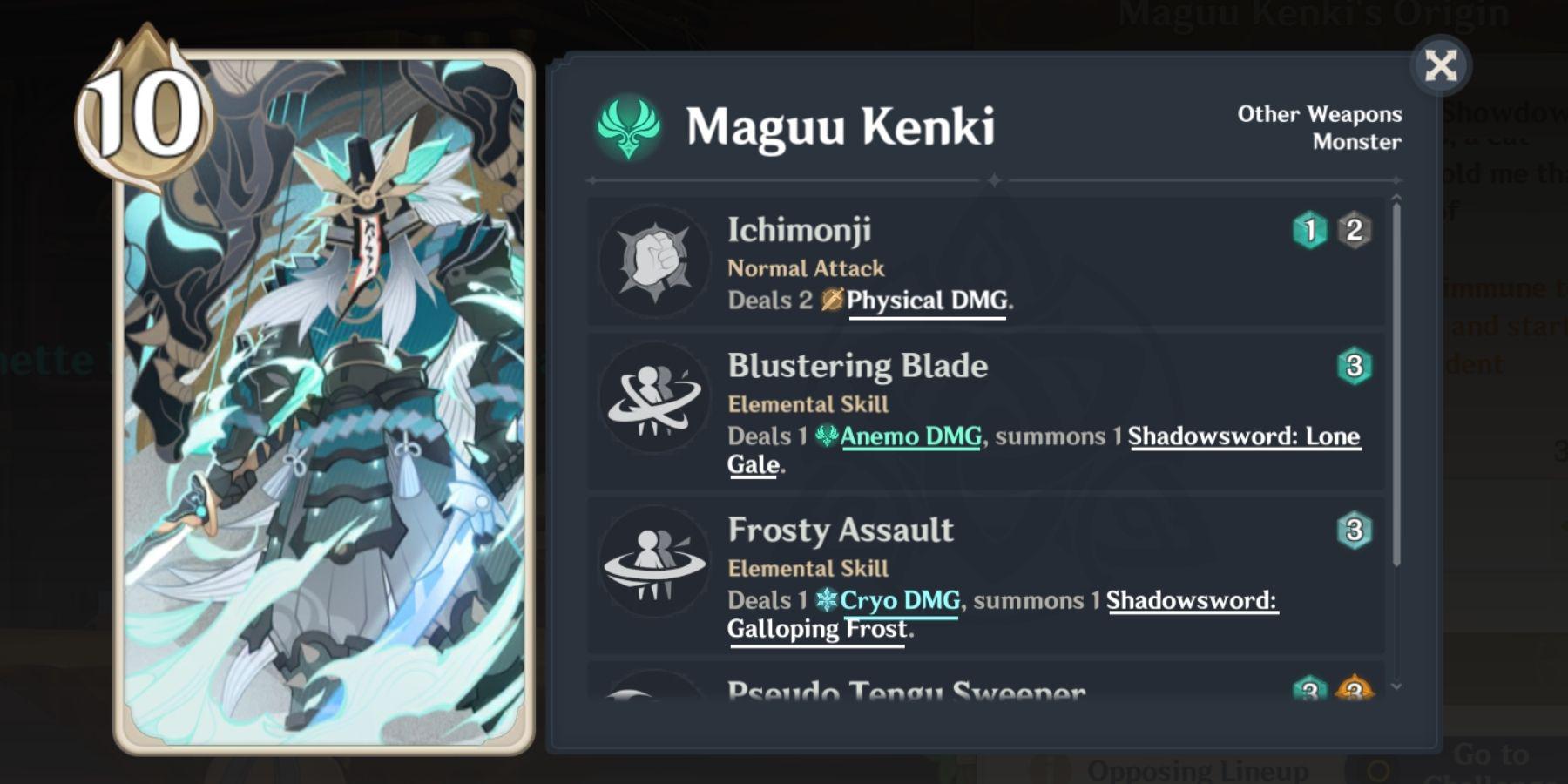 Genshin Impact TCG: Como Vencer Maguu Kenki (Desafio da Taverna)