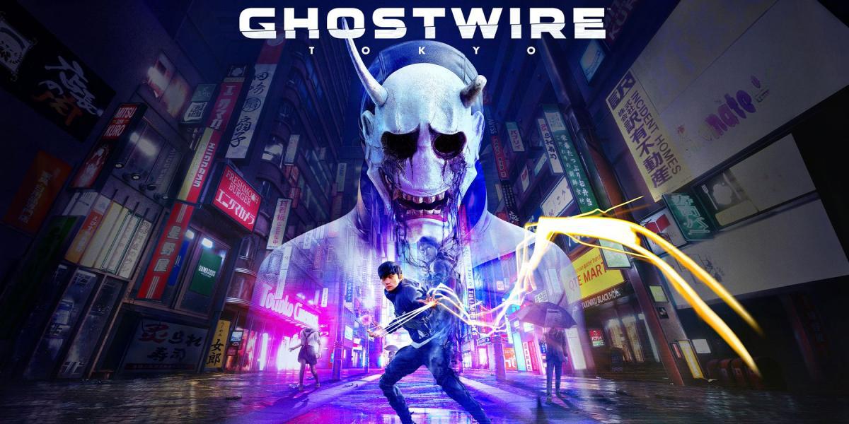 Ghostwire: capa de Tóquio vertical