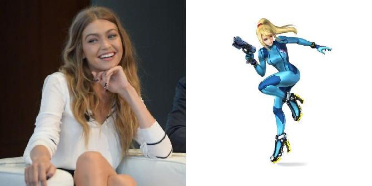 Gigi Hadid se veste de Samus Aran de Metroid para o Halloween