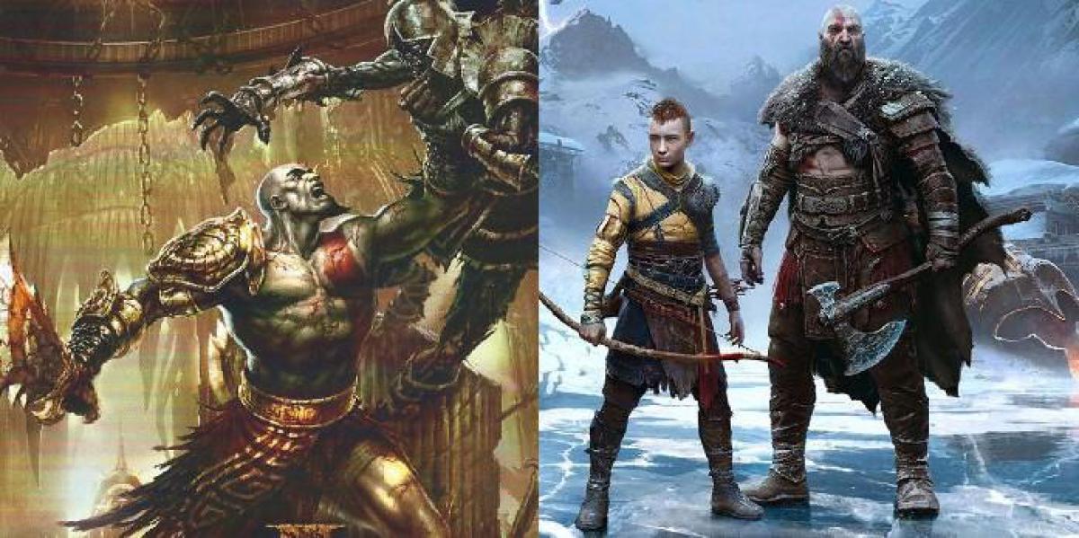 God Of War: a arte da capa de todos os jogos, classificada
