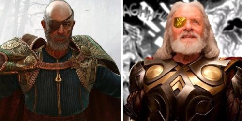 God of War Ragnarok: como Odin se compara a sua contraparte do MCU