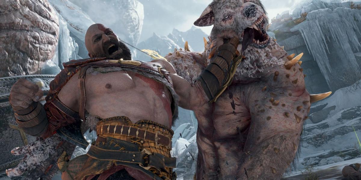 God of War Ragnarok enfatiza a importância dos punhos de Kratos