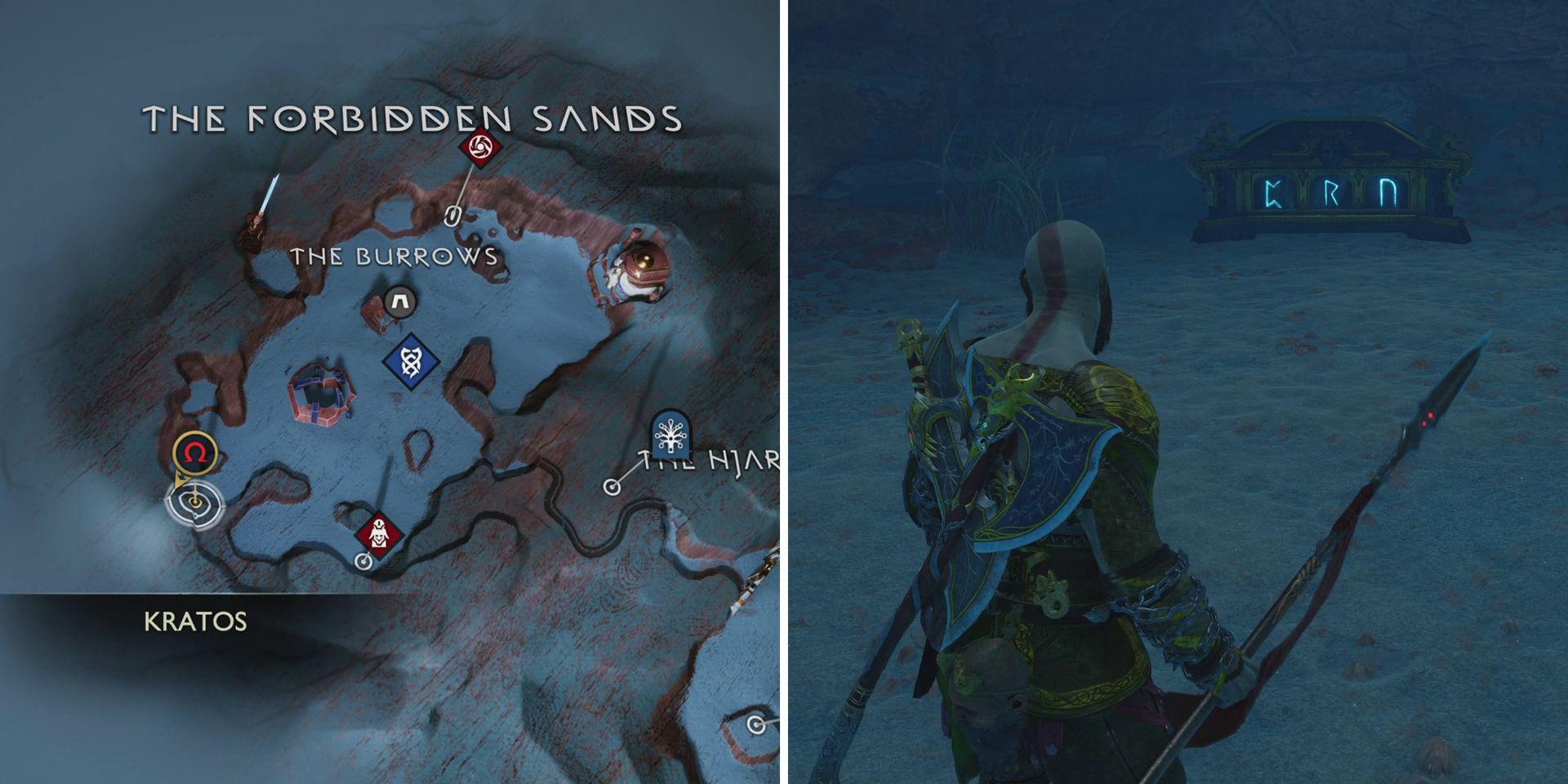 God of War Ragnarok: The Forbidden Sands Nornir Chests Guide (Alfheim)