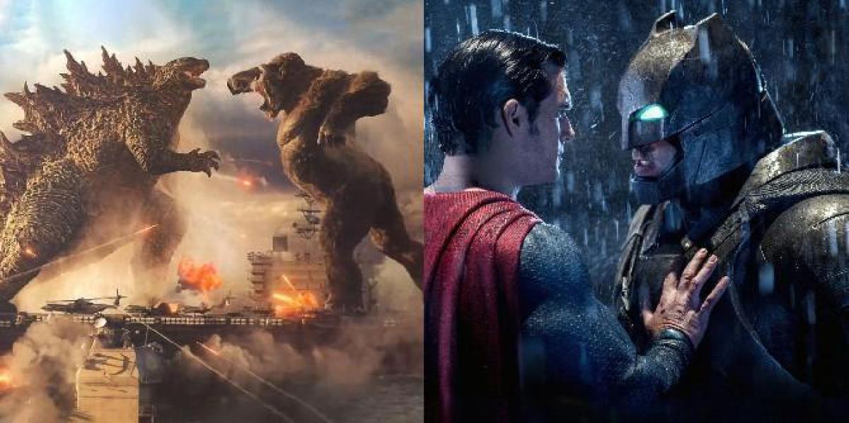 Godzilla vs. Kong se parece exatamente com Batman vs Superman