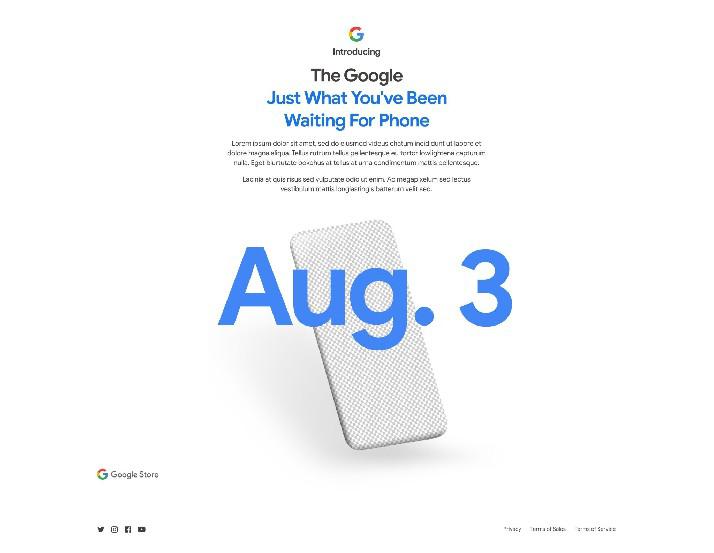 Google anuncia data de lançamento do Pixel 4A