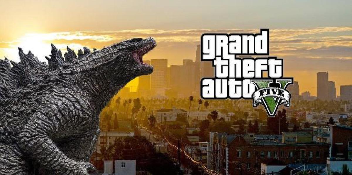 GTA 5 Mod permite que os jogadores avancem em Los Santos como Godzilla