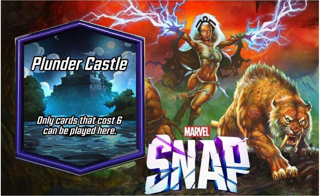 Guia de localização em destaque do Marvel Snap Plunder Castle
