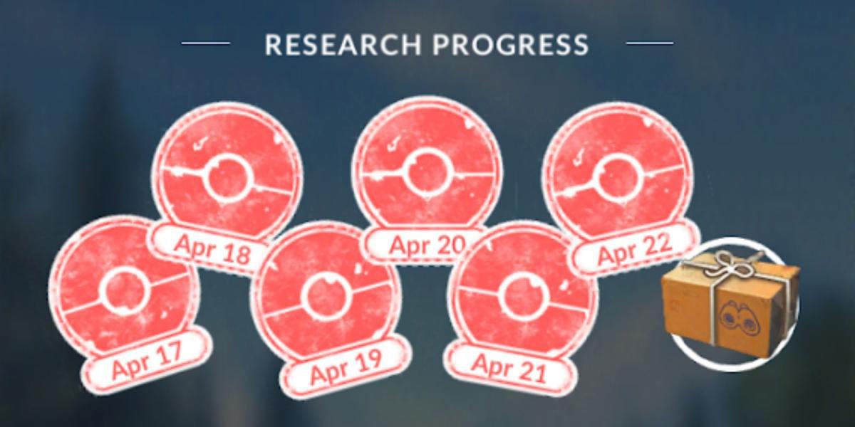 selos de pesquisa de campo pokemon go