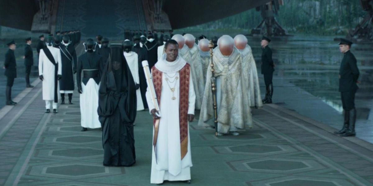 Benjamin Clementine como The Herald of Change e Spacing Guild no filme Dune