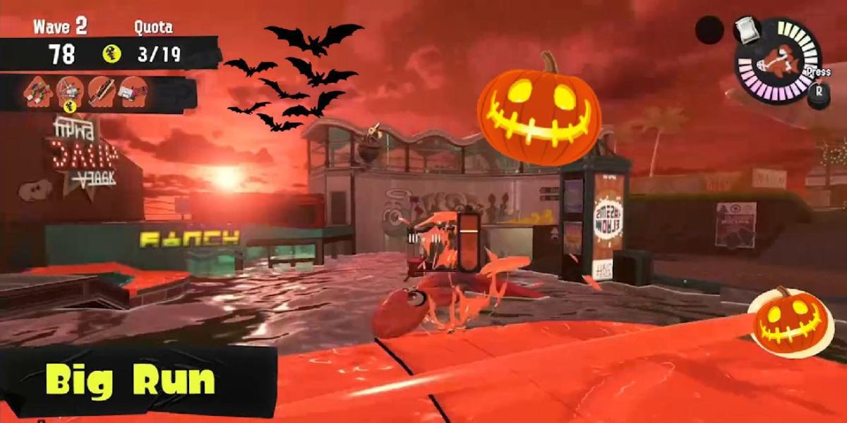 Halloween é o momento perfeito para introduzir o modo Big Run de Splatoon 3