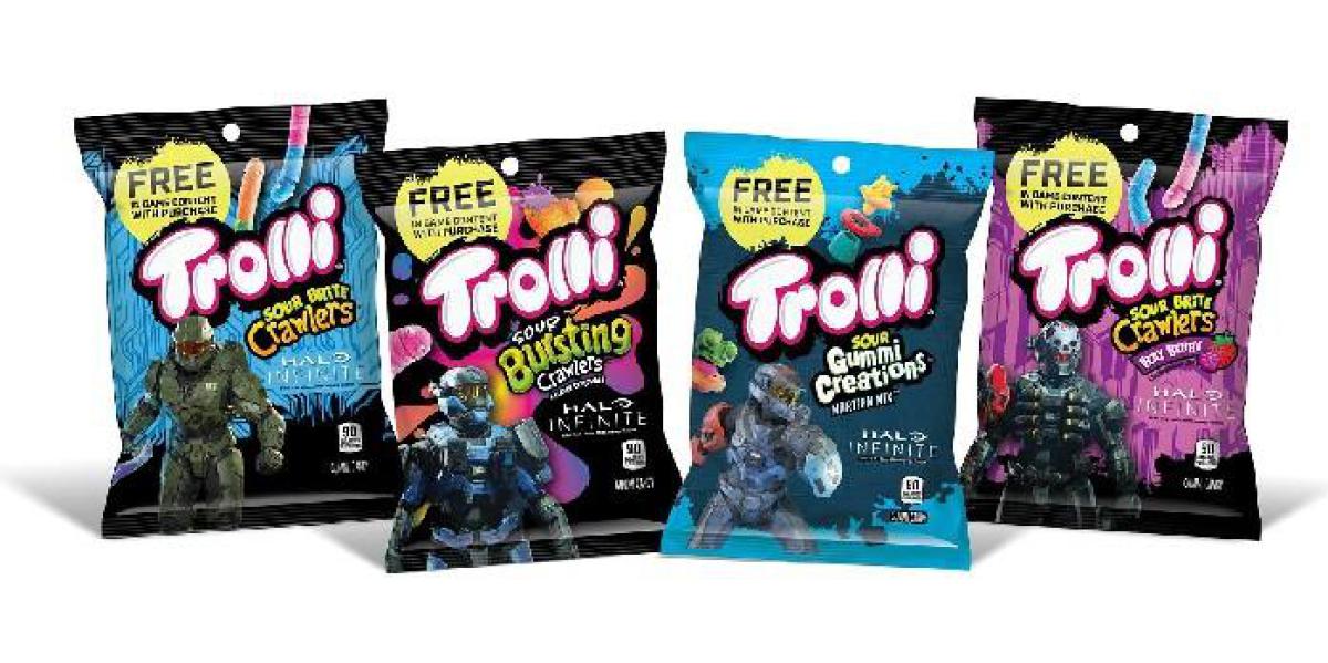 Halo Infinite e Trolli fazem parceria para prêmios e pacotes de doces de edição limitada