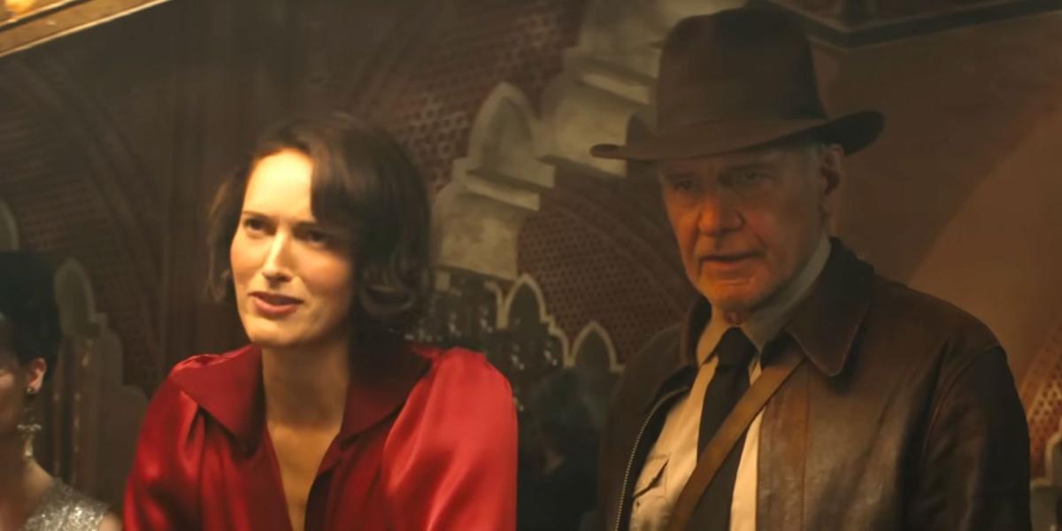 Indiana Jones e o Mostrador do Destino Phoebe Waller-Bridge Harrison Ford