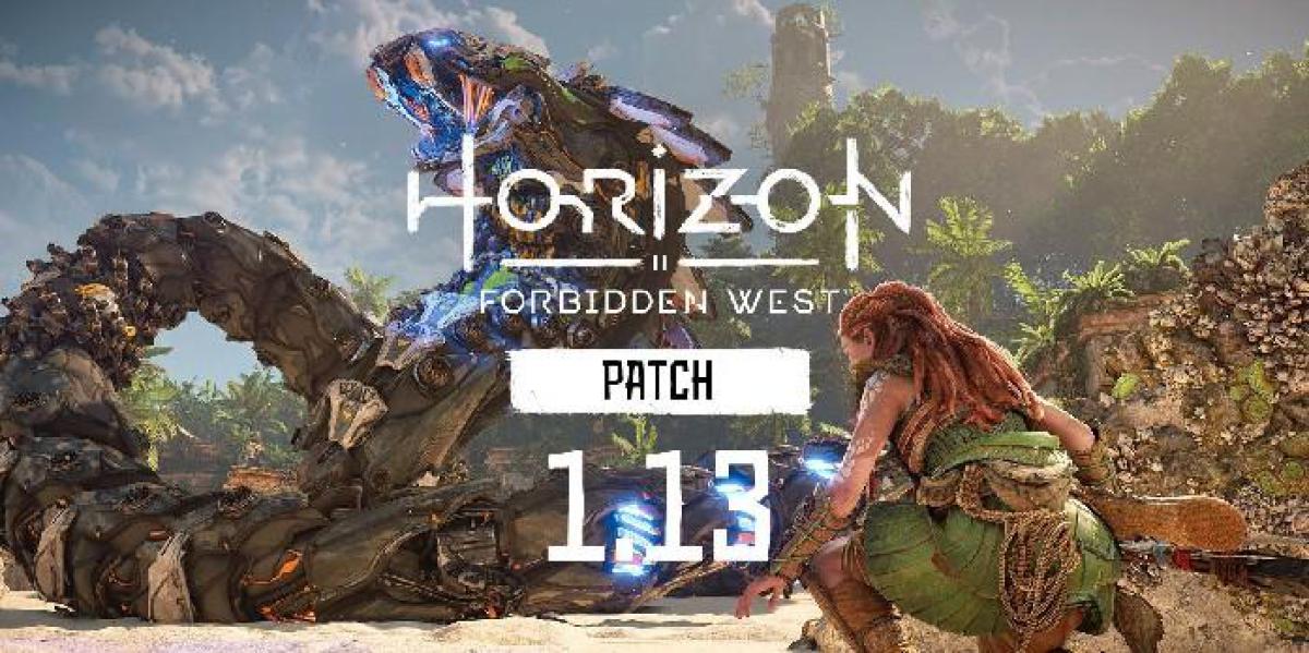 Horizon Forbidden West lança atualização 1.13