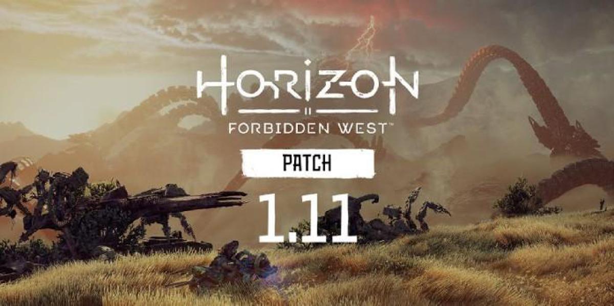 Horizon Forbidden West lança duas atualizações de uma só vez