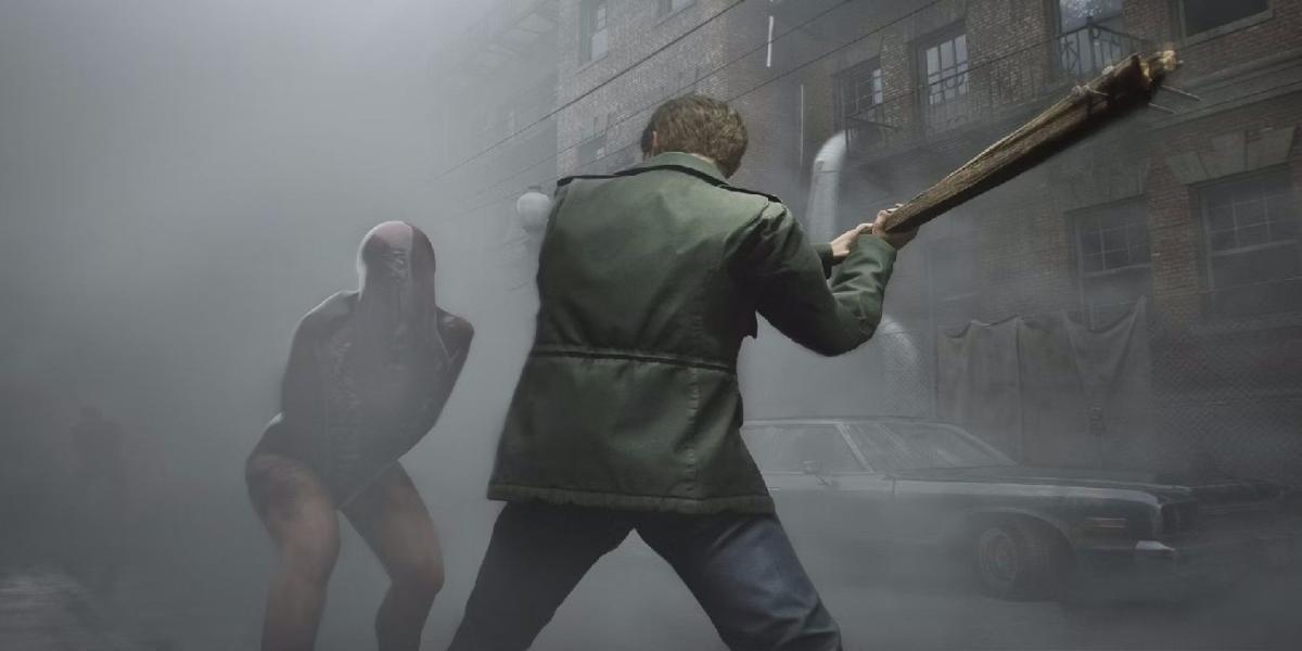 Imagem compara os gráficos do remake de Silent Hill 2 com o jogo original