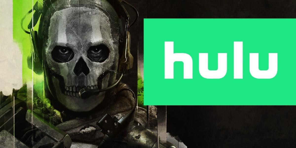 Imagem mostra como Call of Duty: Modern Warfare 2 e a interface do usuário do Hulu são semelhantes