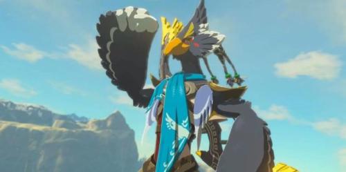 Imagens de Hyrule Warriors: Age of Calamity mostram Rito Champion Revali em ação