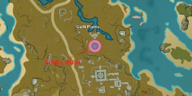Genshin Impact: Como encontrar a ruína final