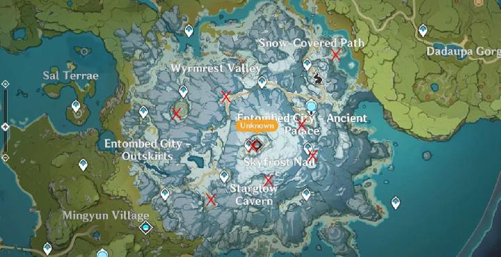 Genshin Impact: Todos os locais de Tabletes de Pedra da Espinha do Dragão
