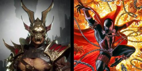 Incrível arte de Mortal Kombat 11 combina Spawn e Shao Kahn