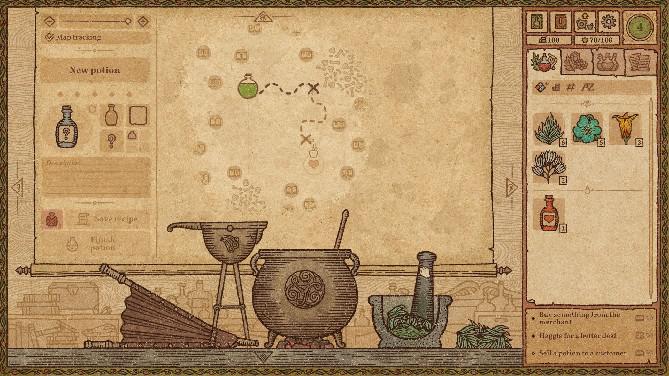 Indie Game Potion Craft parece Cooking Mama for Alchemy