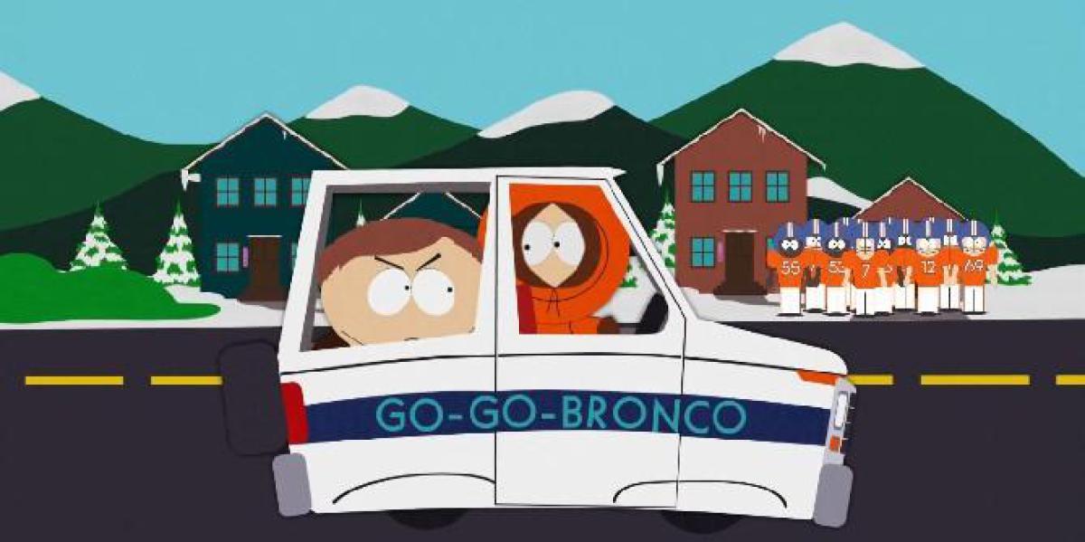 Indo para South Park, vou assistir o Denver Broncos para caridade