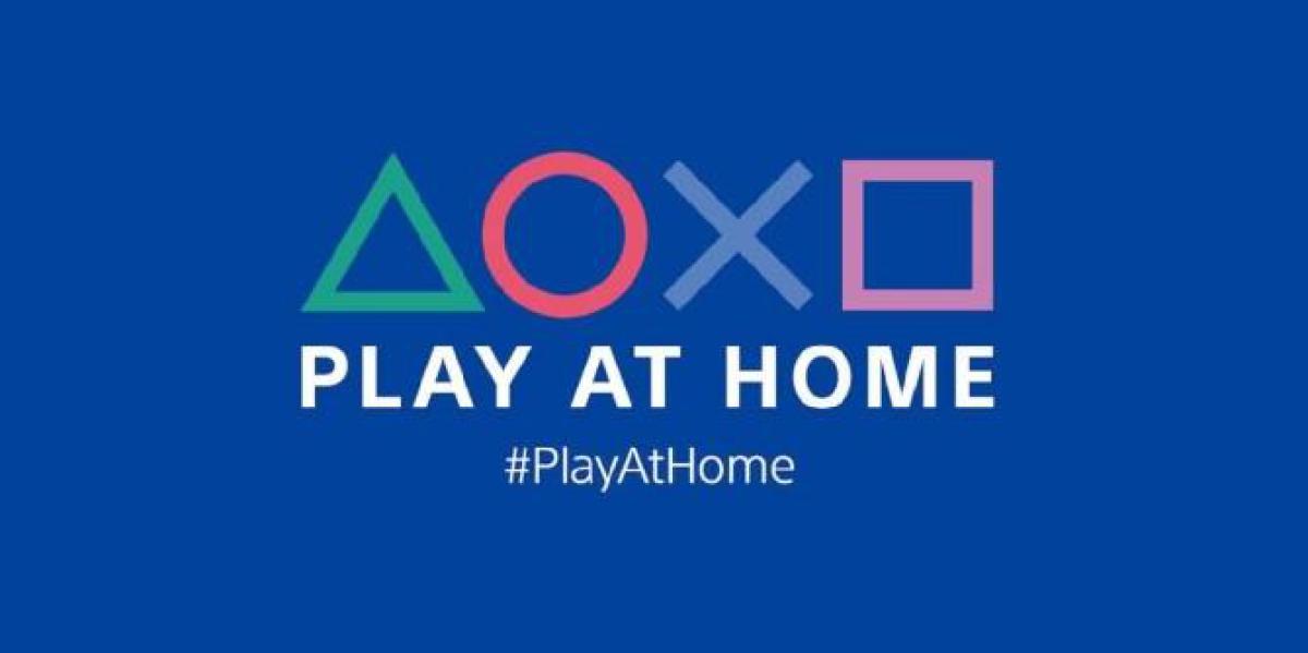 Iniciativa Play at Home da PlayStation está de volta, oferecendo quatro meses de jogos grátis