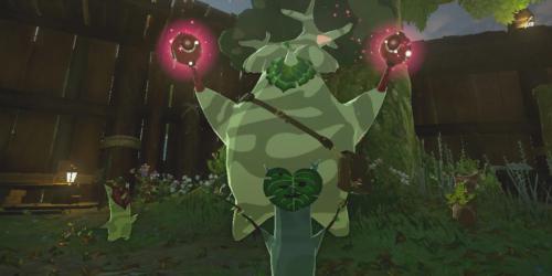 Inimigo acidentalmente completa desafio Korok em Zelda