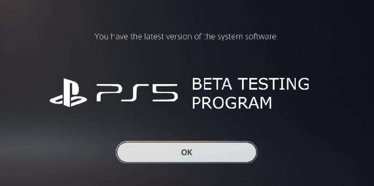 Inscrições do PS5 Beta começam agora para acesso a novos recursos