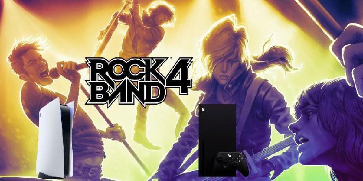 Instrumentos Rock Band 4 funcionarão com consoles PS5 e Xbox Series
