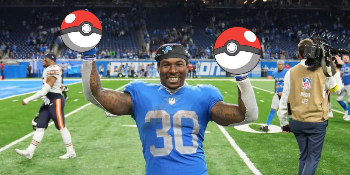 Jamaal Williams, do Detroit Lions, tem reação hilária quando repórter pronuncia Pokemon errado