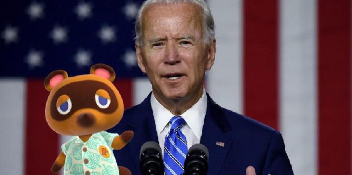 Joe Biden e Kamala Harris estão usando Animal Crossing: New Horizons para campanha