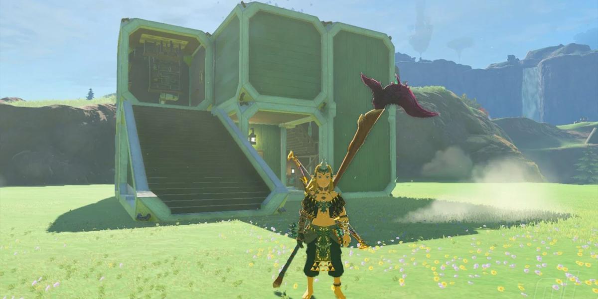Jogador constrói casa gigante para Link em Zelda