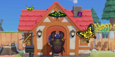 Jogador cria quarto incrível com insetos em Animal Crossing