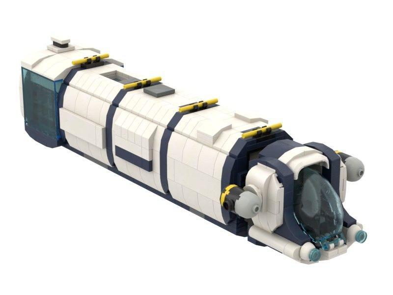 Jogador da Subnautica projeta um Seatruck LEGO modular