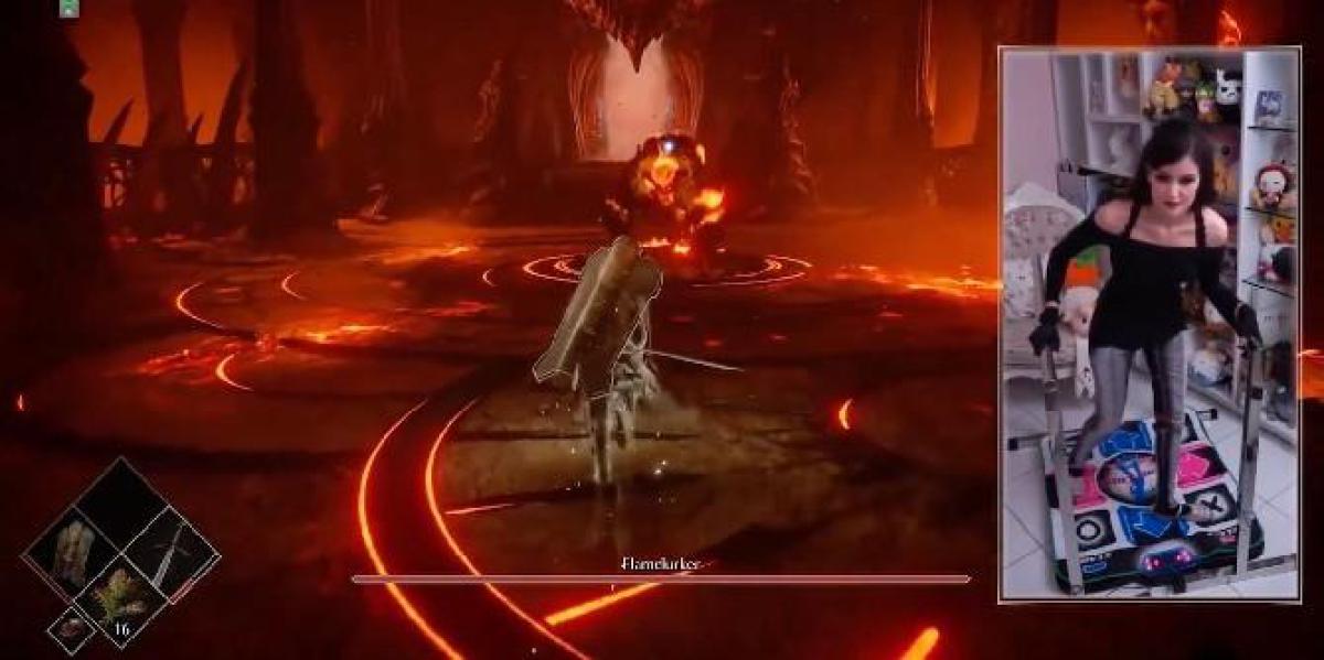 Jogador de Demon s Souls vence chefes usando um tapete de dança
