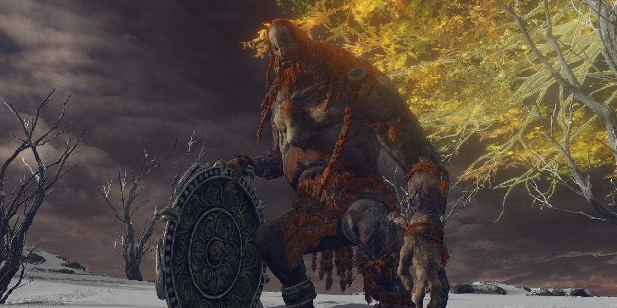 Jogador de Elden Ring descobre quão eficaz é o Rock Blaster contra o gigante do fogo