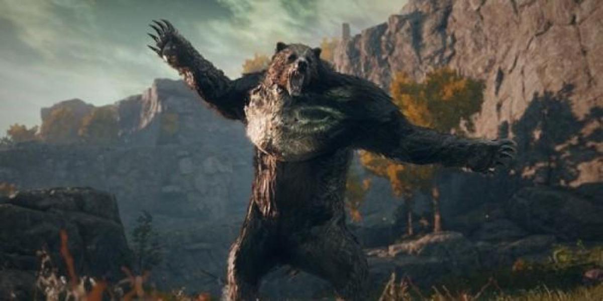 Jogador de Elden Ring engana Rune Bear para ser esmagado por um mausoléu ambulante