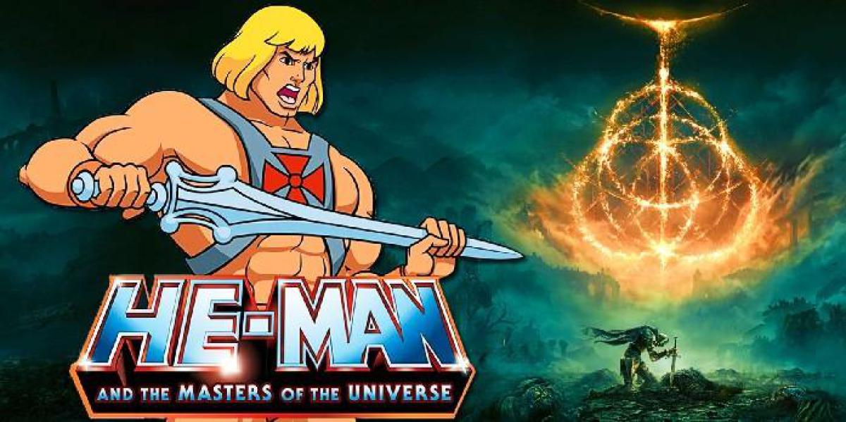 Jogador de Elden Ring faz He-Man com o criador do personagem