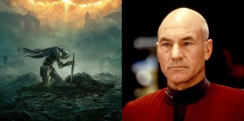 Jogador de Elden Ring faz Patrick Stewart