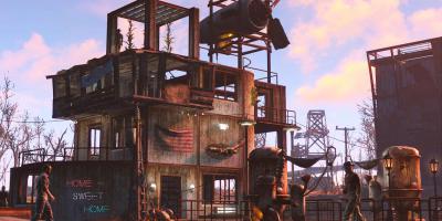 Jogador de Fallout 4 constrói ilha pirata incrível!