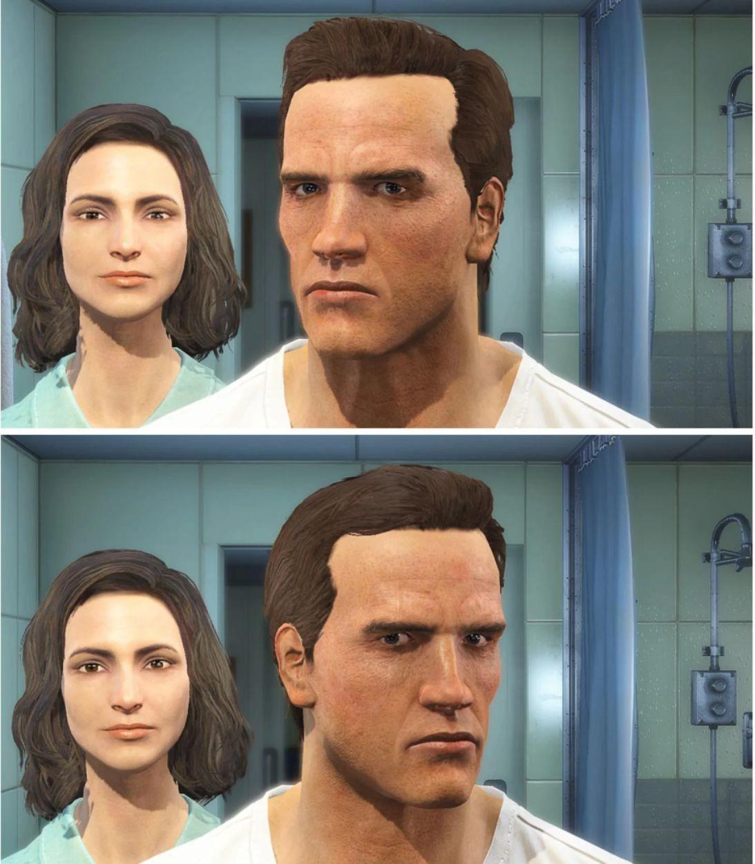Jogador de Fallout 4 cria personagem que se parece com Arnold Schwarzenegger