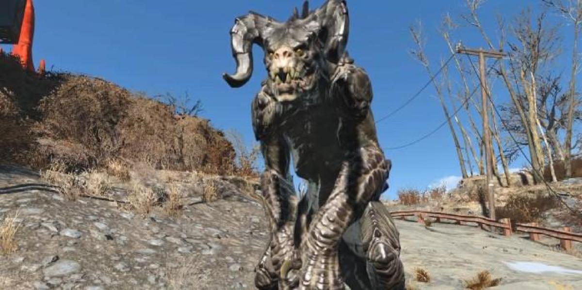 Jogador de Fallout 4 descobre Deathclaw pacífico