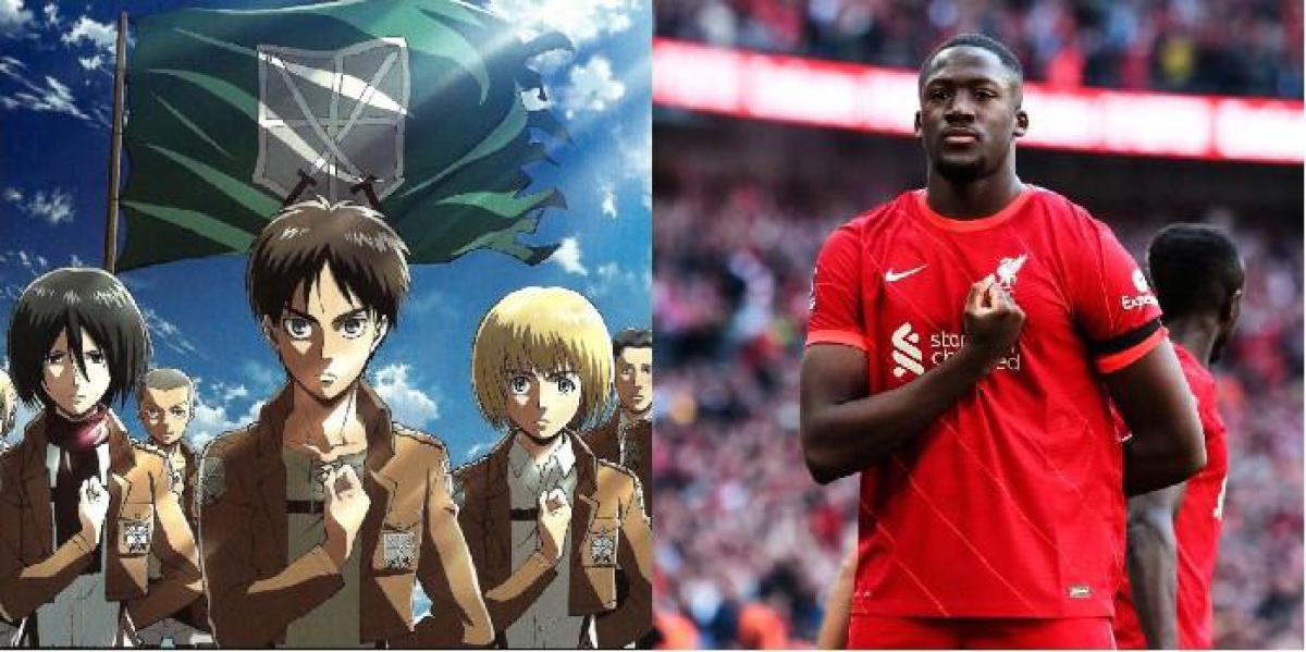 Jogador de futebol Ibou Konaté comemora gols em estilo anime