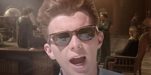 Jogador de Hogwarts recria Rick Astley em detalhes incríveis