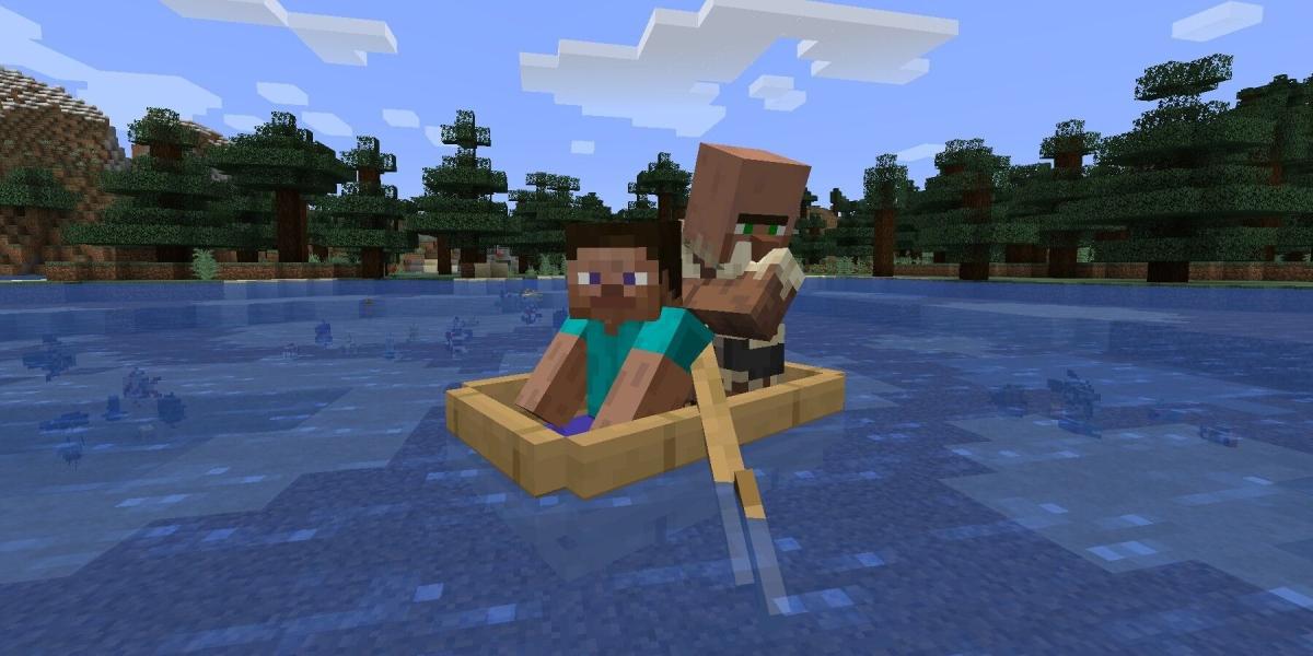 Jogador de Minecraft constrói incrível pista de barco no gelo