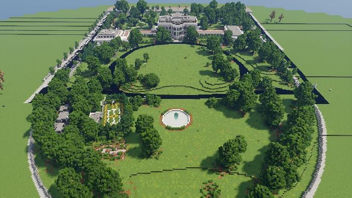 Jogador de Minecraft constrói toda a Casa Branca