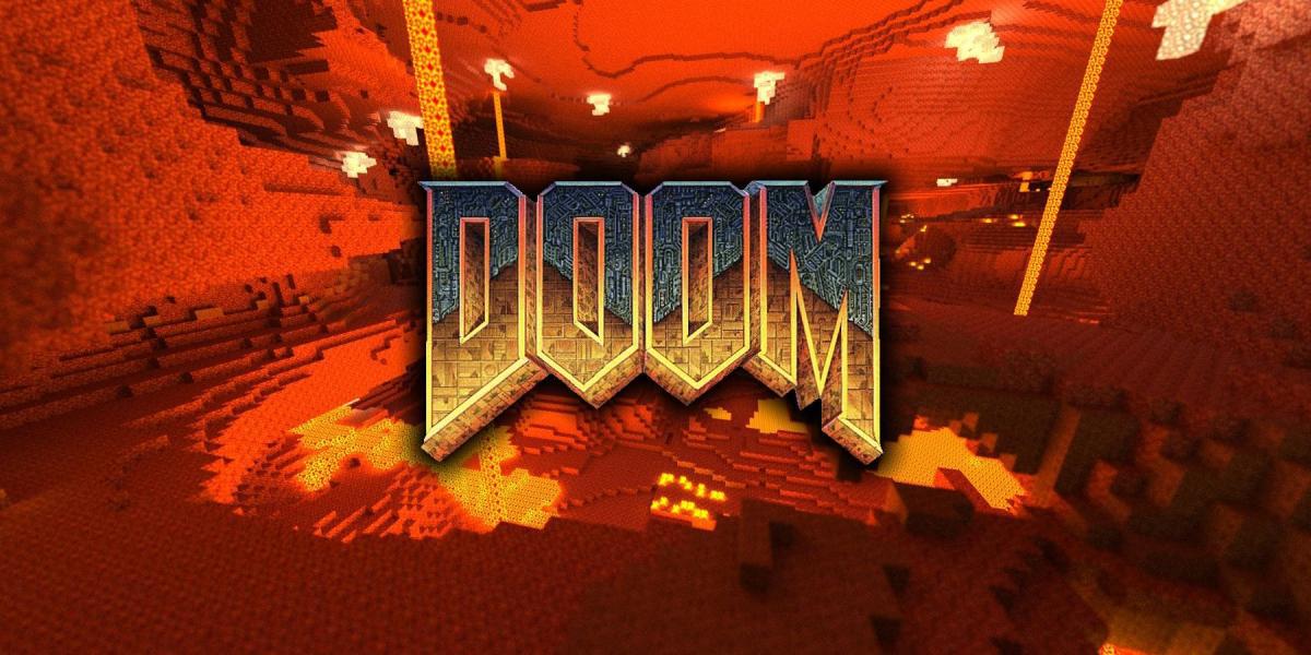 Jogador de Minecraft cria área incrível inspirada em Doom no jogo