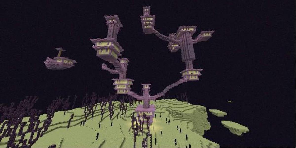Jogador de Minecraft cria incrível remake de End City